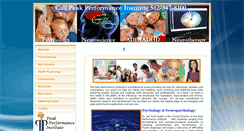 Desktop Screenshot of peakinstitute.com