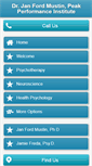 Mobile Screenshot of peakinstitute.com